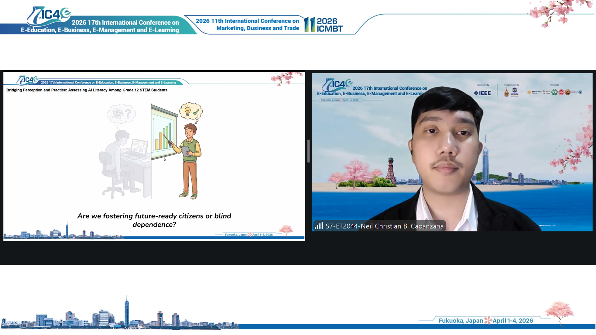 Best Presentation Award Winner - Online Session 7 (ET2044)